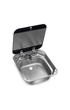Dometic Sng 4244 Cam Kapaklı Kare Karavan Lavabo-Evye