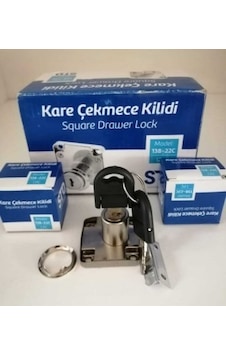 Std Kare Cekmece Kilidi 12 Adet Std Kare Cekmece Kilidi 12 Adet
