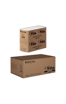 Vilo Dispenser Peçete 18x200 1 Katlı, 17x21 Cm, Beyaz, 18 Paket Toplam 3600 Yaprak