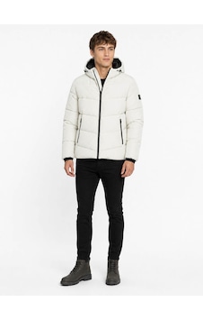 Loft Kapüşonlu Regular Fit Beyaz Erkek Mont Lf2040819 Loft Kapüşonlu Regular Fit Beyaz Erkek Mont Lf2040819
