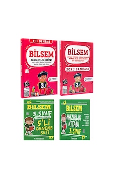 Zeki Çocuk Yayınları 3. Sınıf Bilsem Hazırlık Seti 4 Kitap Zeki Çocuk Yayınları 3. Sınıf Bilsem Hazırlık Seti 4 Kitap