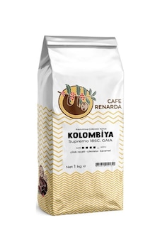 Café Renarda Kolombiya Supremo Kavrulmuş Çekirdek Kahve 1 KG