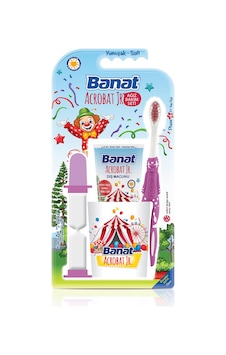 Banat Acrobat Jr. 5+ Yaş Ağız Bakım Seti Soft Banat Acrobat Jr. 5+ Yaş Ağız Bakım Seti Soft