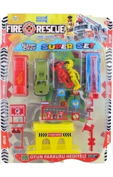 Demir Toys Garajlı İtfaiye Seti Dmr-135 Demir Toys Garajlı İtfaiye Seti Dmr-135