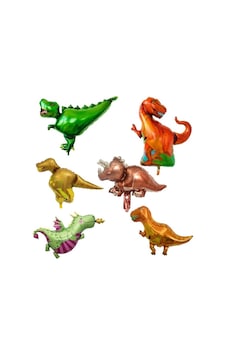 Dinozor Temalı Folyo Balon Seti 6 Lı Dinozor Temalı Folyo Balon Seti 6 Lı