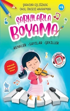 Şarkılarla Boyama Seti - 4 Kitap Takım- Minik Damla Şarkılarla Boyama Seti - 4 Kitap Takım- Minik Damla