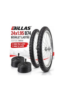 Billas 24x1.95 Tt İç Lastik Gerektirir Model B74 Bisiklet Lastiği Ve İç Lastiği 2 Şer Adet Takım Billas 24x1.95 Tt İç Lastik Gerektirir Model B74 Bisiklet Lastiği Ve İç Lastiği 2 Şer Adet Takım
