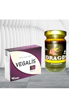 Dragon 110gr Birtkisel Macun + Vegalliss5mg 28tablet Set Formen