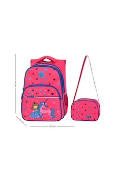 Waddell Pembe Prenses İlkokul Çantası Beslenme Çantalı 6002 Waddell Pembe Prenses İlkokul Çantası Beslenme Çantalı 6002