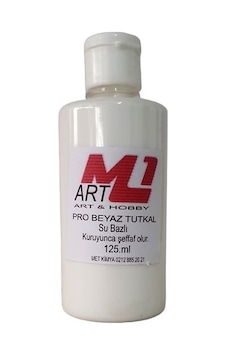 M1 ART Su Bazlı Beyaz Tutkal 125.ml Çiçek Kağıt Karton İp Ahşap Ç