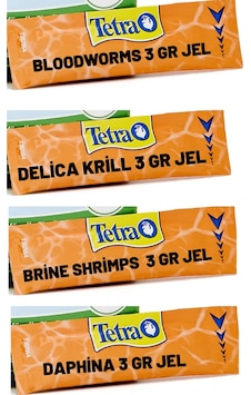 Tetra Fresh Delica 4 Ayrı Çeşit ( Jel Halinde ) 4 jel paketi topl