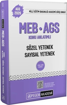 Pegem 2026 Meb-ags Sözel-sayısal Yetenek Konu Anlatımlı Pegem Aka Pegem 2026 Meb-ags Sözel-sayısal Yetenek Konu Anlatımlı Pegem Aka
