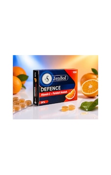 Jenbol Defence Vitamin C + Portakal Aromalı Pastil Ferahlatıcı Pastil 24'lü Jenbol Defence Vitamin C + Portakal Aromalı Pastil Ferahlatıcı Pastil 24'lü