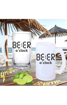 Bira Saati Buzlu Ya Da Buzsuz Bira Bardağı 082 Bira Saati Buzlu Ya Da Buzsuz Bira Bardağı 082