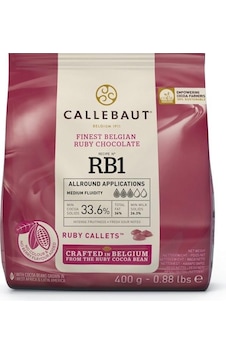 Callebaut Ruby Kuvertür Damla Çikolata 400 gr Callebaut Ruby Kuvertür Damla Çikolata 400 gr