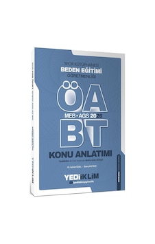 Yediiklim Yayınları 2026 Meb Ags Öabt Beden Eğitimi Öğretmenliği Konu Anlatımı Yediiklim Yayınları 2026 Meb Ags Öabt Beden Eğitimi Öğretmenliği Konu Anlatımı