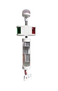 Sealux Marine Bayrak Direği Kombine Radar Reflektörlü 50cm Led 12/24v Beyaz Sealux Marine Bayrak Direği Kombine Radar Reflektörlü 50cm Led 12/24v Beyaz