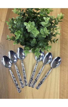 Yemek Kaşık 6'lı 2 Ml Paslanmaz Çelik Yemek Kaşık 6'lı 2 Ml Paslanmaz Çelik