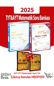 345-2025 Model Tyt - Ayt Matematik Soru Bankası Çıkmış Sorular Hediyeli 345-2025 Model Tyt - Ayt Matematik Soru Bankası Çıkmış Sorular Hediyeli