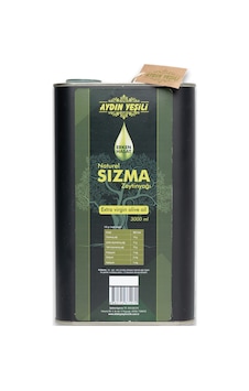 Aydın Yeşili Erken Hasat Naturel Sızma Zeytinyağı 3 L