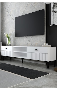 180dhdtsr7b İlay Lazer Desenli Raflı Tv Sehpası Beyaz 180dhdtsr7b İlay Lazer Desenli Raflı Tv Sehpası Beyaz