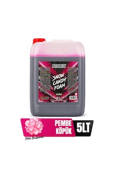 Snow Candy Foam 5 L Pembe Köpük Oto Yıkama Şampuanı Yoğun Köpüklü Konsantre Ön Yıkama Köpüğü