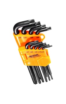 Rico 9 Parça Vakumlu Torx Uçlu Uzun Alyan Takımı Rico 9 Parça Vakumlu Torx Uçlu Uzun Alyan Takımı