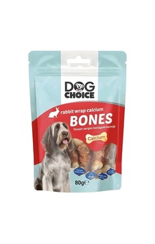 Dog Choice Tavşan Sargılı Kalsiyum Kemiği Köpek Ödül Maması 80g Dog Choice Tavşan Sargılı Kalsiyum Kemiği Köpek Ödül Maması 80g