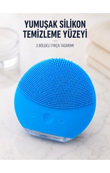 Lexroo Silikon Yüz Temizleme Fırçası Ayarlanabilir Titreşimli Mav Lexroo Silikon Yüz Temizleme Fırçası Ayarlanabilir Titreşimli Mav