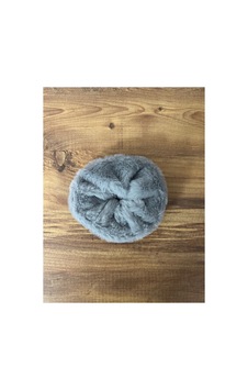 Düz Renk Peluş Lastik Toka Gri - 790144688 Gri Düz Renk Peluş Lastik Toka Gri - 790144688 Gri