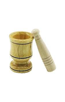 Küçük Boy Ahşap Havan Sarımsak Dövecek Ç: 6cm--d: 4cm--y: 8.8cm Fileli Ambalaj Bx40 Küçük Boy Ahşap Havan Sarımsak Dövecek Ç: 6cm--d: 4cm--y: 8.8cm Fileli Ambalaj Bx40