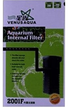 Venusaqua 2001F Akvaryum İç Filtre 300 Litre Saat Venusaqua 2001F Akvaryum İç Filtre 300 Litre Saat