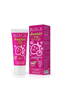 Rocs Junior 6-12 Yaş Diş Macunu Orman Meyveleri Tadında 60 Ml Rocs Junior 6-12 Yaş Diş Macunu Orman Meyveleri Tadında 60 Ml