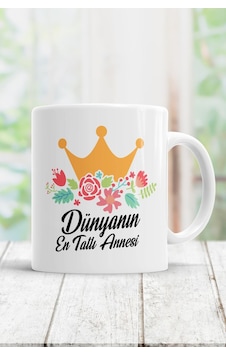 Dünyanın En Tatlı Annesi Kupa Bardak Beyaz