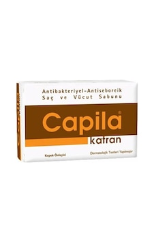 Capila Kepek Önleyici Katran Özlü El Yüz ve Vücut Sabunu 90 G Capila Kepek Önleyici Katran Özlü El Yüz ve Vücut Sabunu 90 G