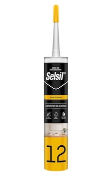 Selsil 12 Code-2432 Ayna Montaj Silikonu Şeffaf 280ml- 25'li Paket Selsil 12 Code-2432 Ayna Montaj Silikonu Şeffaf 280ml- 25'li Paket