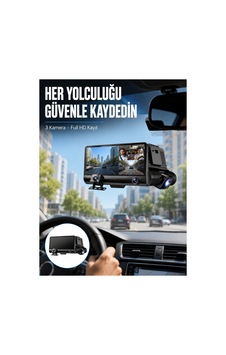 Çift Ve Üçlü Lens Seçeneği İle Tüm Açılardan Kayıt Yapan Araç Kamerası Y - Verah11530-3 Çift Ve Üçlü Lens Seçeneği İle Tüm Açılardan Kayıt Yapan Araç Kamerası Y - Verah11530-3