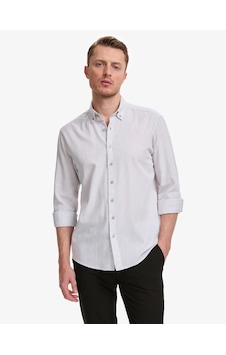 Pierre Cardin Erkek Açık Gri Gömlek Desenli 50325356-vr001 Pierre Cardin Erkek Açık Gri Gömlek Desenli 50325356-vr001