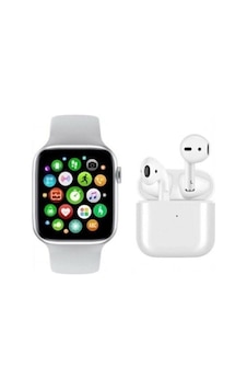 Goka Smart Watch + Pro4 Tws Kablosuz Kulaklık Beyaz Ikili Kombin A++ Goka Smart Watch + Pro4 Tws Kablosuz Kulaklık Beyaz Ikili Kombin A++