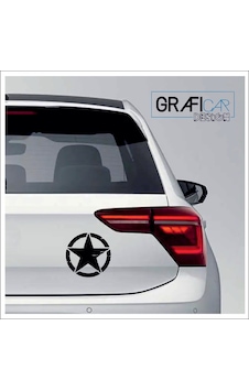 Askeri Yıldız Sticker 2'Li Paket Askeri Yıldız Sticker 2'Li Paket