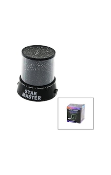 Star Master Dp-126 Gece Lambası Pilli Usbli Gün Işık Renkli Işık Manuel Dönerli Yıldız Görselli Ay Diğer