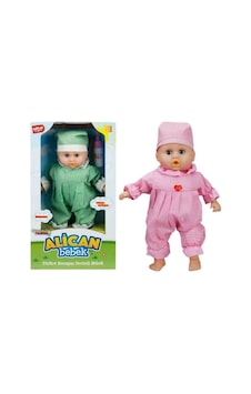 Türkçe Konuşan Oyuncak Alican Et Bebek Seti 35 Cm
