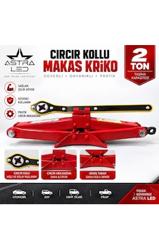 ASTRA LED Makas Kriko, 2 Ton, Cırcır Kollu, Akordiyon Tipi CE Belgeli ISO9001 Sertifikalı TUVTÜRK UYUMLU ASTRA LED Makas Kriko, 2 Ton, Cırcır Kollu, Akordiyon Tipi CE Belgeli ISO9001 Sertifikalı TUVTÜRK UYUMLU