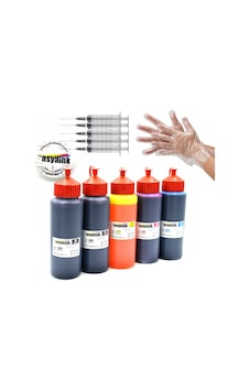 Asyaink Canon G1400 - G2400 Yazıcı Uyumlu Mürekkep Seti -5X500 ML Asyaink Canon G1400 - G2400 Yazıcı Uyumlu Mürekkep Seti -5X500 ML