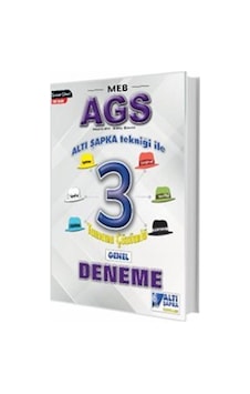 Meb-ags Altışapka Tekniği İle 3 Tamamı Çözümlü Deneme / Kolektif