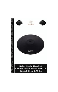 Delux Serisi Hareket Fitness Vücut Busso Dsk-10 Kauçuk Disk 0,75 Kg