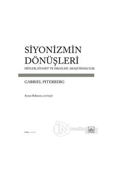 Siyonizmin Dönüşleri- İthaki Yayınları Siyonizmin Dönüşleri- İthaki Yayınları
