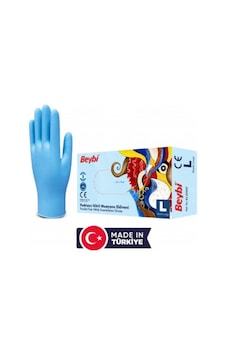 Bezos Pudrasız Nitril Muayene Eldiveni - Large Büyük Boy Nıda Bezos Pudrasız Nitril Muayene Eldiveni - Large Büyük Boy Nıda