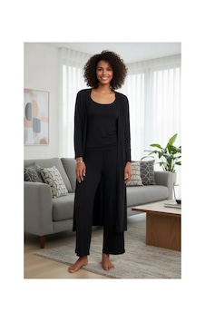 İkikareshop Kadın Siyah Yumuşak Dokulu Dökümlü Uzun Kimono Şık Ve Rahat Ev Giyim Çok Renkli İkikareshop Kadın Siyah Yumuşak Dokulu Dökümlü Uzun Kimono Şık Ve Rahat Ev Giyim Çok Renkli