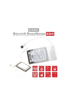 Lexroo Dk-ac-dse24u3, Storex E24 2.5" Usb 3.0 Çıkarılabilir Başlıklı Şeffaf Sata Disk Kutusu Lexroo Dk-ac-dse24u3, Storex E24 2.5" Usb 3.0 Çıkarılabilir Başlıklı Şeffaf Sata Disk Kutusu